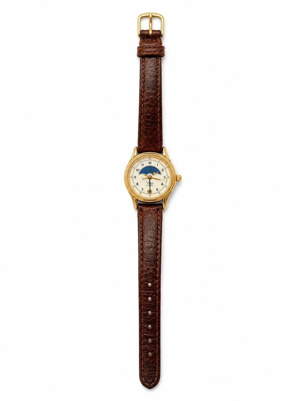Vintage 1990s Timex Moon Phase Quartz Watch